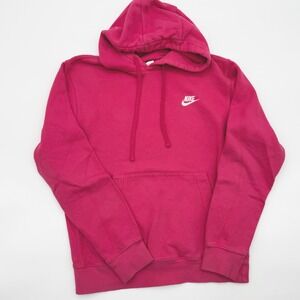 Nike‎ Sportswear Fleece Hoodie Rush Pink Womens Small